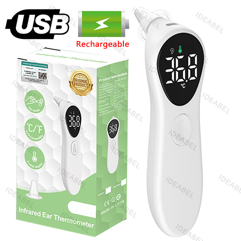 Industrial Laser Temperature - Rechargeable Medical Ear Thermometer ℃/℉ Household