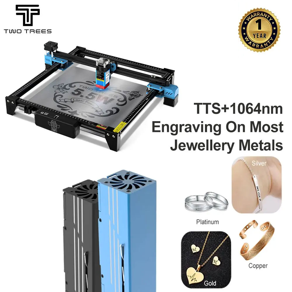 Industrial Laser Engraver - TWOTREES TTS-55 Laser Engraving Machine With