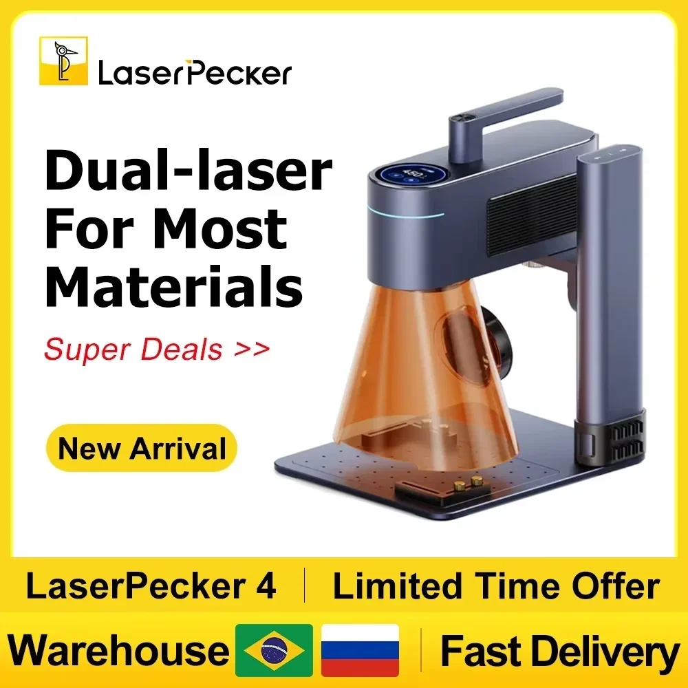 Industrial Laser Engraver - LASERPECKER 4 LP4 Laser Engraving Machine