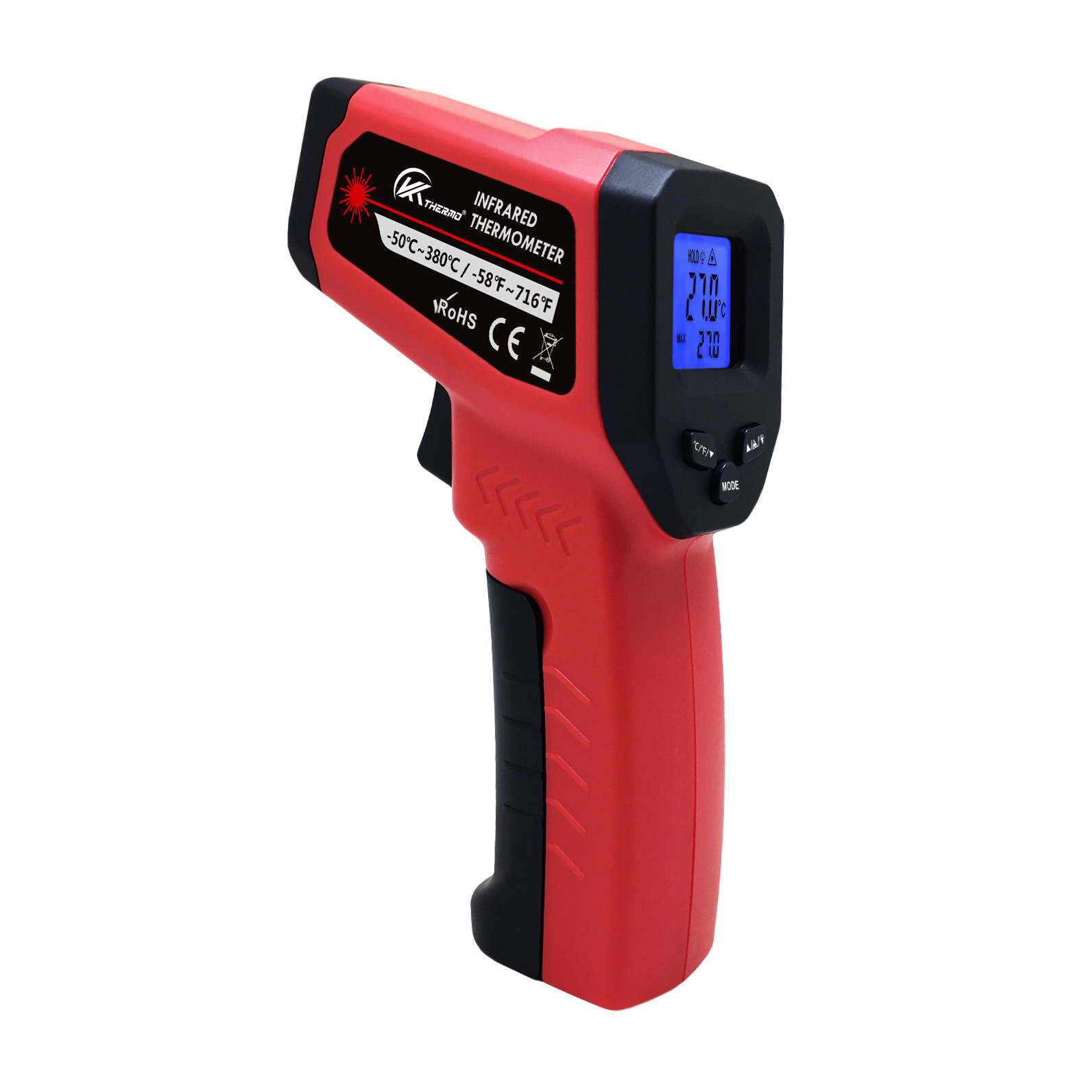 Industrial Laser Temperature - LCD Industrial Electronic Thermometer NonContact -50~600°C