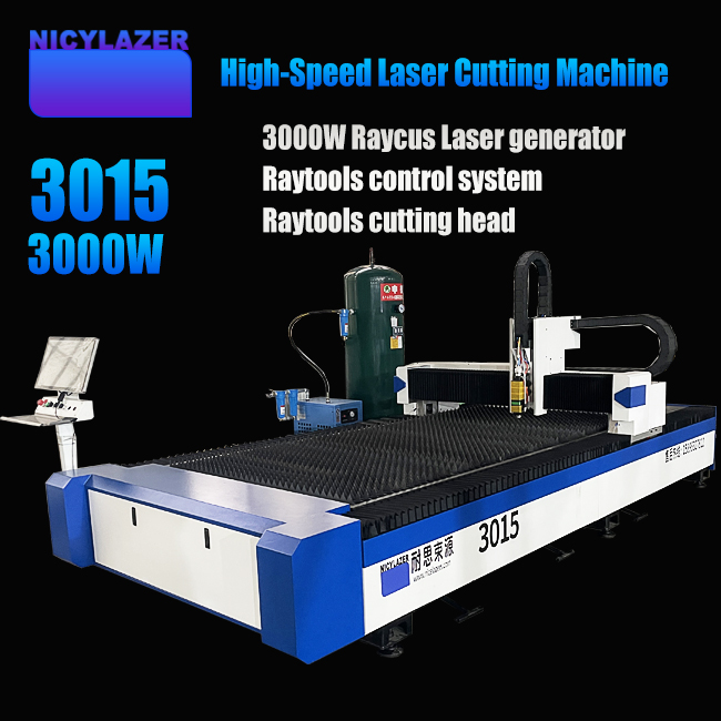 Industrial Laser Cutter For Metal - 3000W Fiber Laser Cutting Machine 3015
