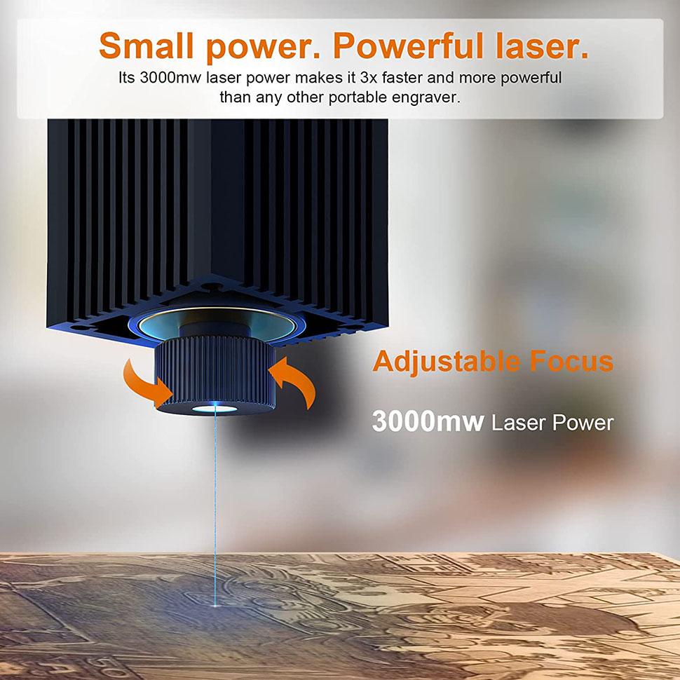 Wainlux Laser Engraver K6 3000 - Industrial Laser Printing Machine ulasan dan harga