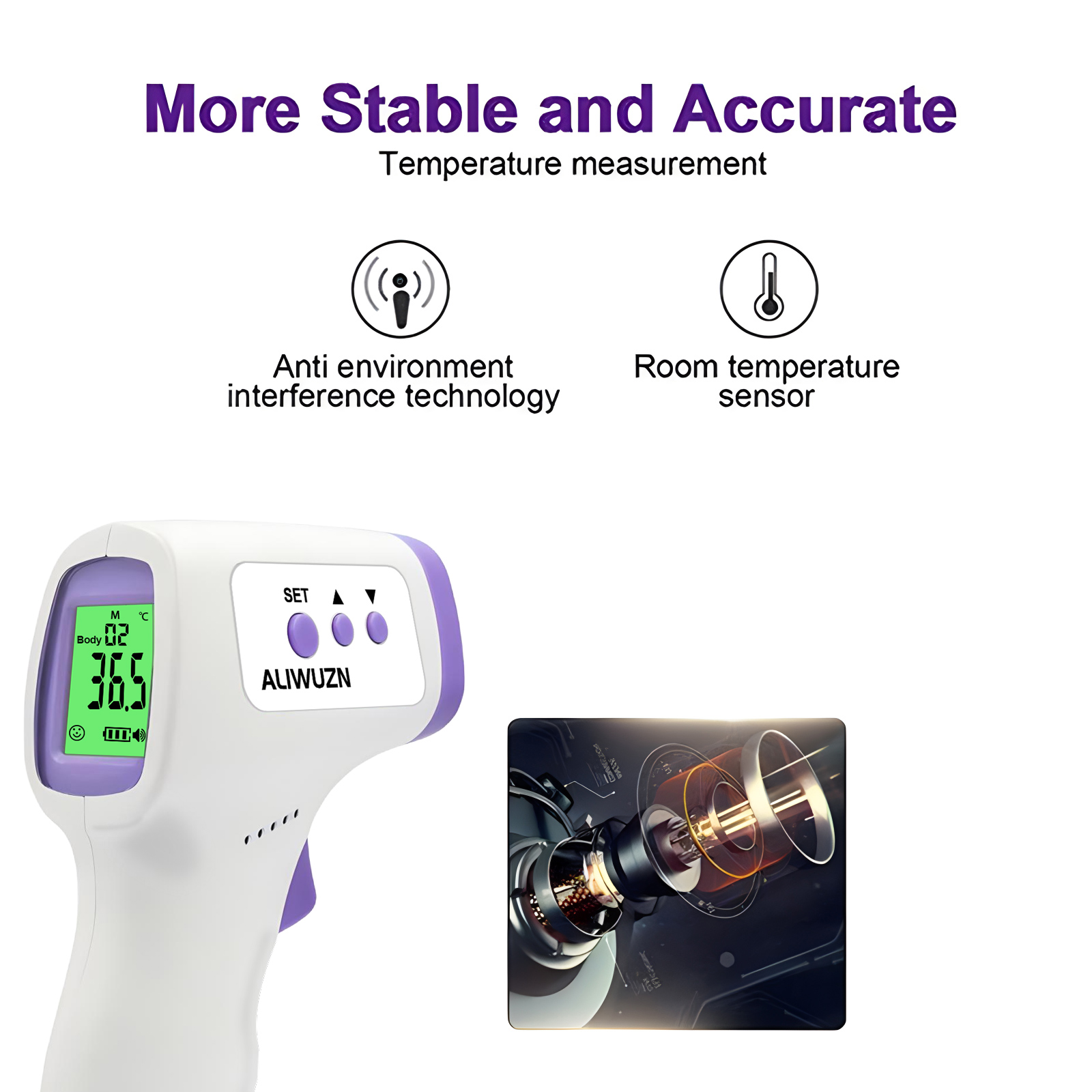 Medical Fever Infrared Thermom - Industrial Laser Temperature ulasan dan harga