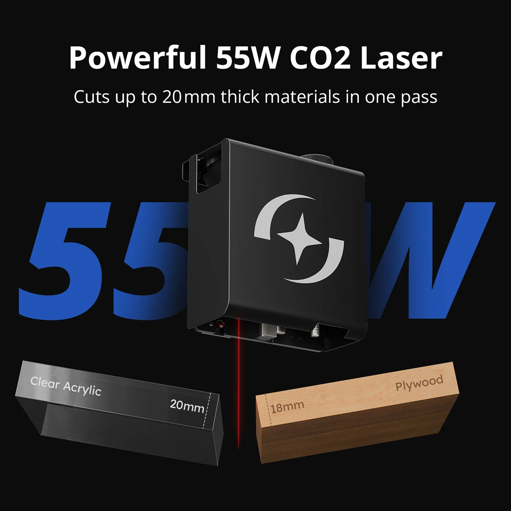 Atomstack K60 Co2 Laser Cuttin - Co2 Laser Mirror ulasan dan harga