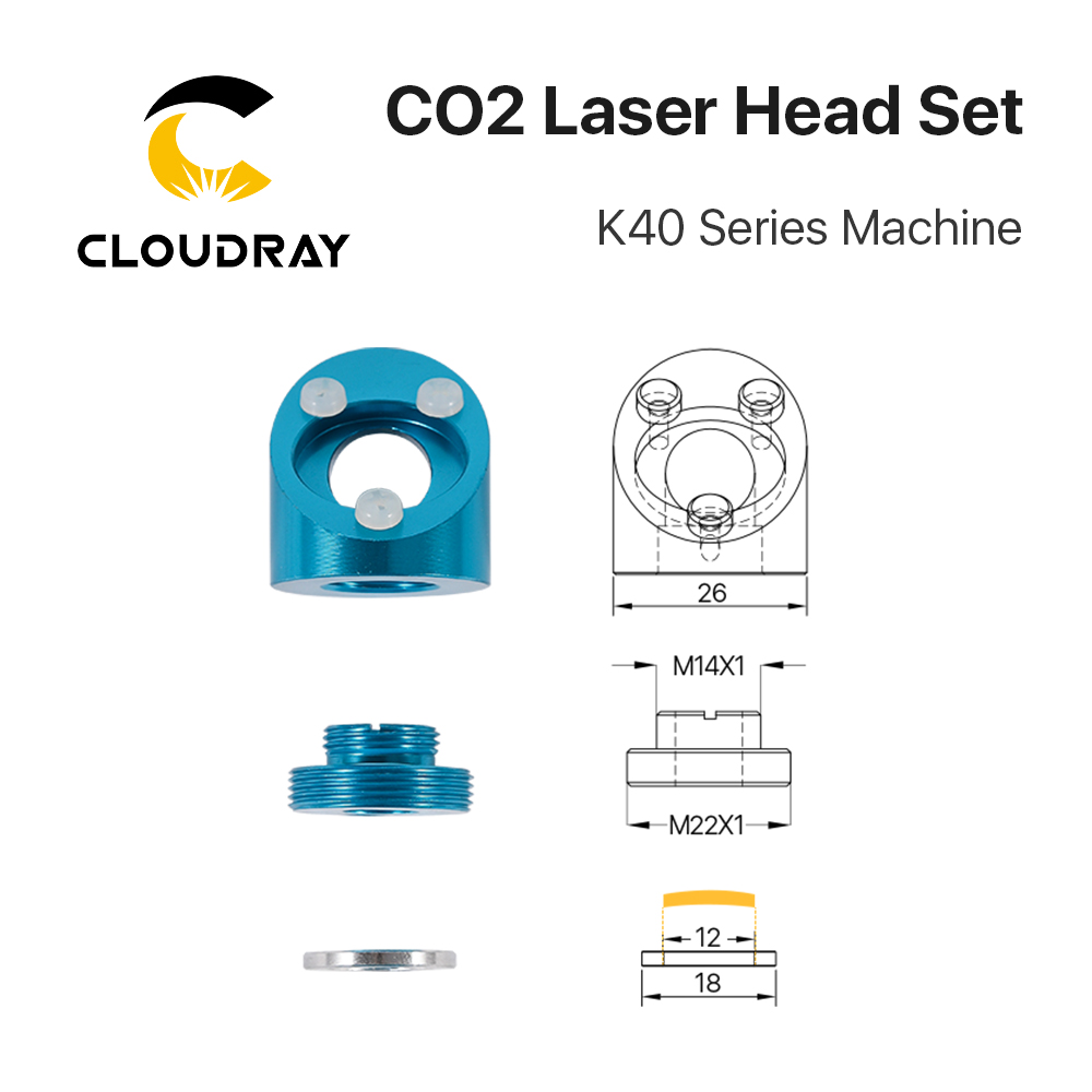 Cloudray CO2 Laser Head for K4 - Co2 Laser Mirror ulasan dan harga