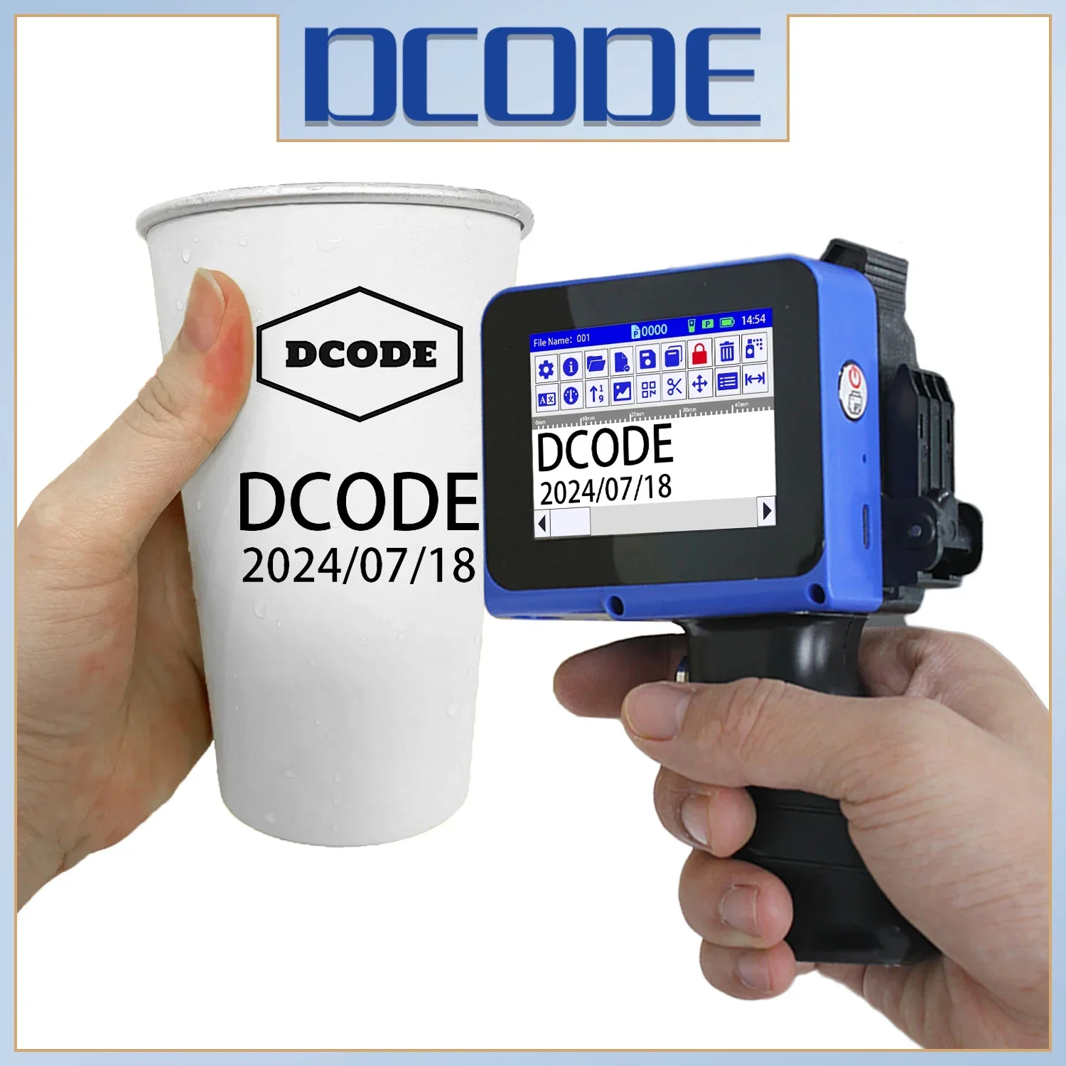 DCODE DC12 Portable Mini Split - Industrial Laser Printing Machine ulasan dan harga