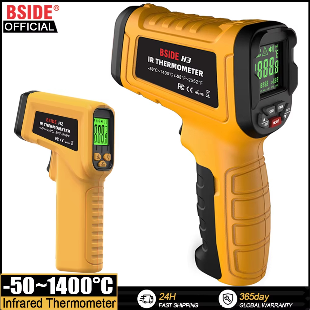 BSIDE Infrared Thermometer H2  - Industrial Laser Thermometer ulasan dan harga