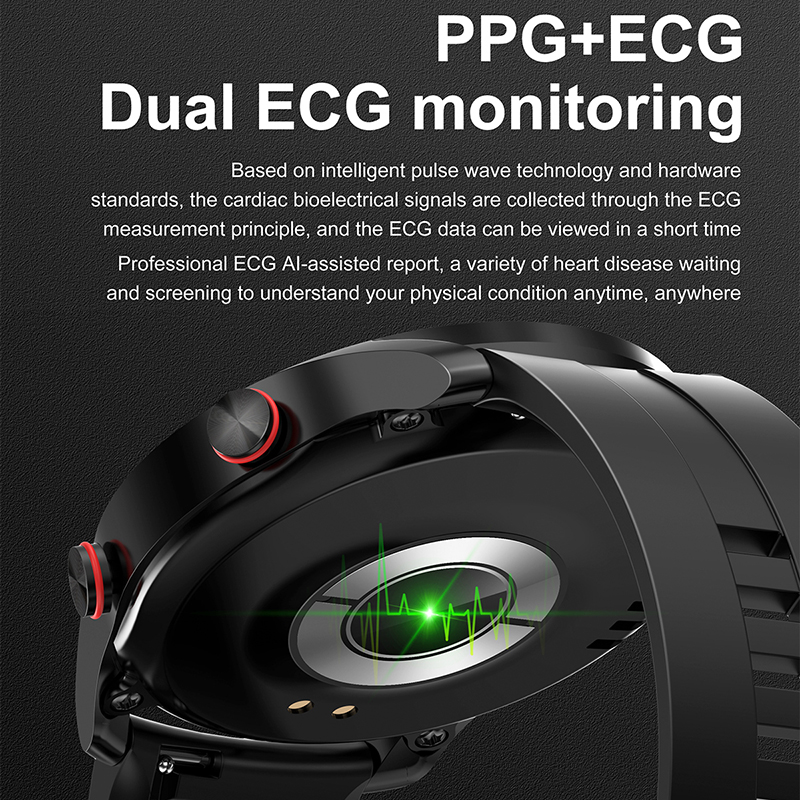 ECG+PPG Bluetooth Call Smart W - Industrial Laser Temperature ulasan dan harga