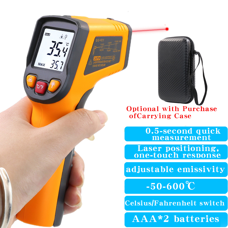 NJTY Infrared Thermometer Indu - Industrial Laser Thermometer ulasan dan harga