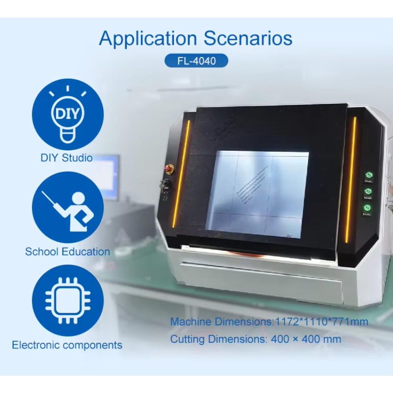 800W CNC Fully‑enclosed Fiber  - Industrial Laser Cutter For Metal ulasan dan harga