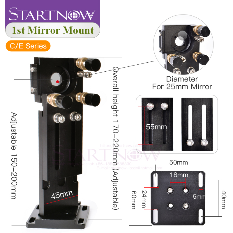 Startnow CO2 Laser Head Set Le - Co2 Laser Mirror ulasan dan harga