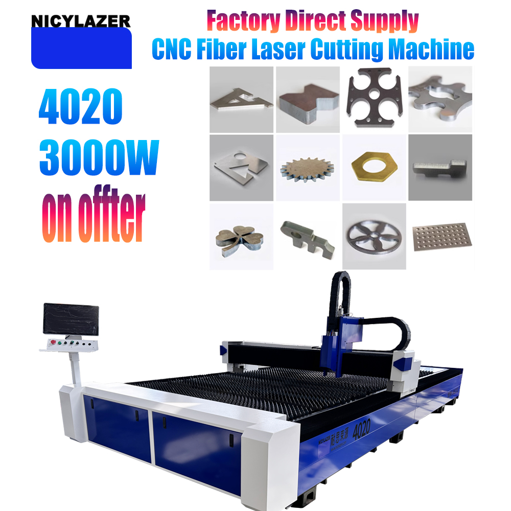 NICYLAZER CNC 3000W 4020 Fiber - Industrial Laser Cutter For Metal ulasan dan harga