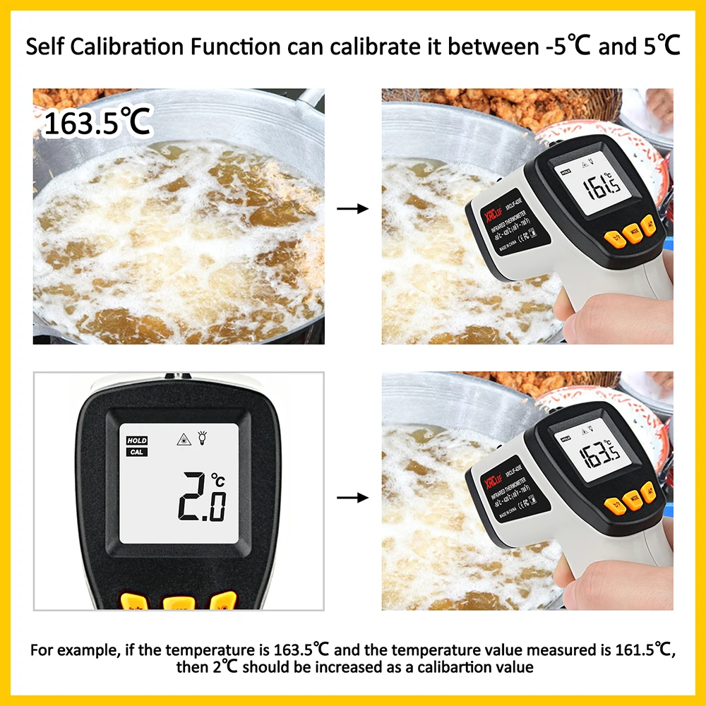 XRCLIF Infrared Thermometer No - Industrial Laser Thermometer ulasan dan harga