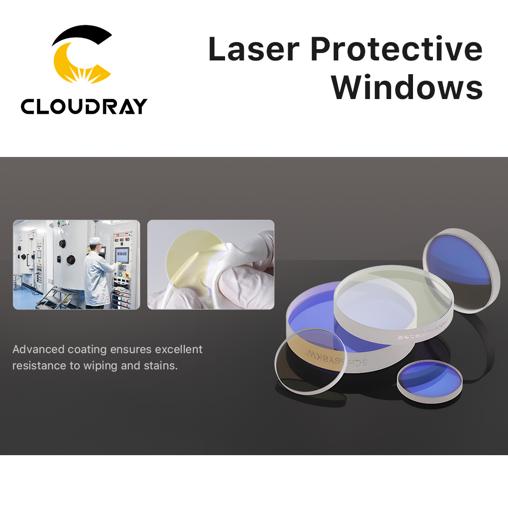 Cloudray 10PCS Protective Wind - Co2 Laser Mirror ulasan dan harga