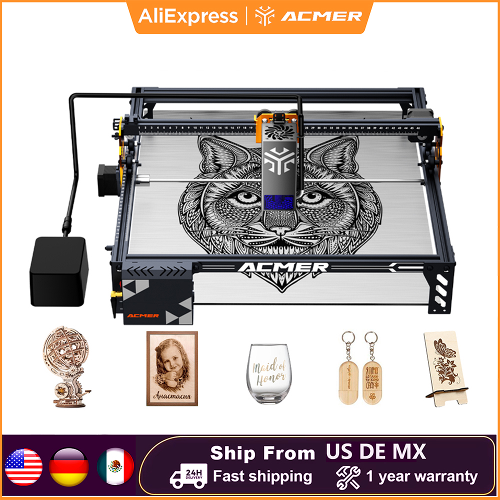 ACMER P1 S PRO 20W 10W 6W Lase - Industrial Laser Engraver ulasan dan harga