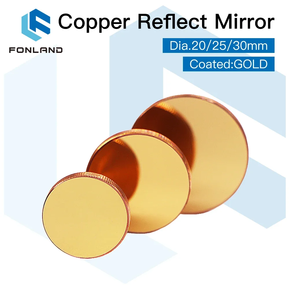 3pcs Fonland Copper Reflect Mi - Co2 Laser Mirror ulasan dan harga