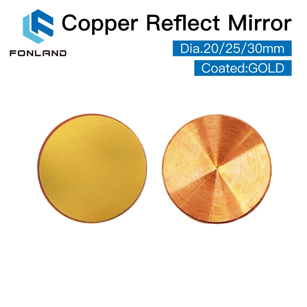 3pcs Fonland Copper Reflect Mi - Co2 Laser Mirror ulasan dan harga