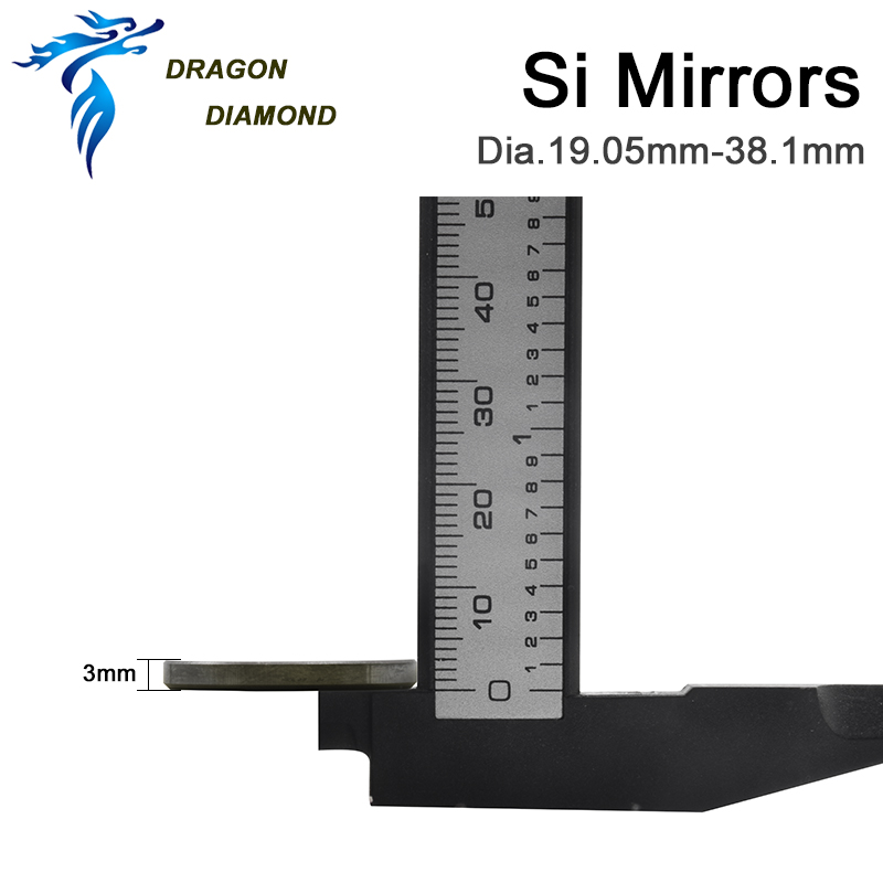 DRAGON DIAMOND 3pcs Silicon CO - Co2 Laser Mirror ulasan dan harga