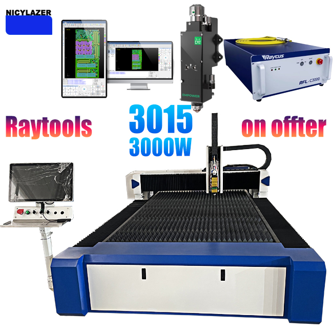 3000W Fiber Laser Cutting Mach - Industrial Laser Cutter For Metal ulasan dan harga